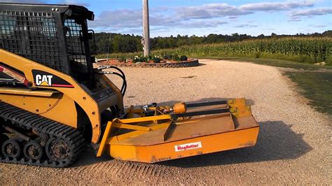 homemade skid steer brush mower|best skid steer rotary mower.